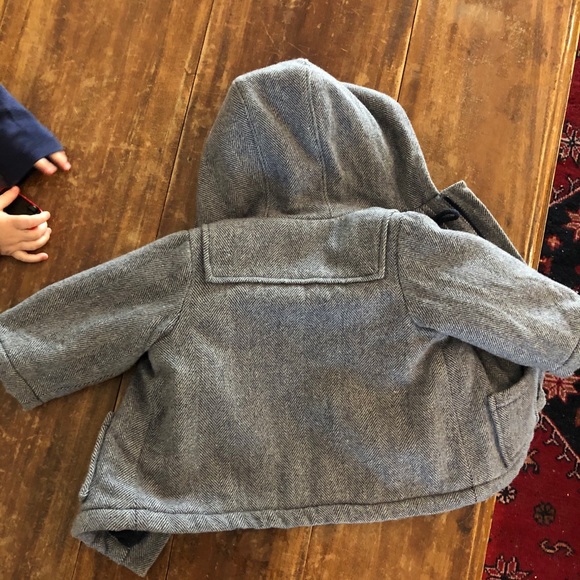 Baby Gap Navy Herringbone Toggle Coat! - Picture 2 of 4